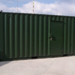 Contenedor con patas para oficina o almacén