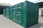 Contenedor de almacenamiento de 40 pies con seis puertas laterales