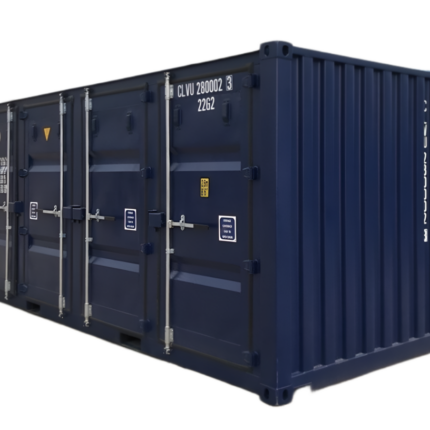 Contenedor de almacenamiento de 20 pies con cuatro puertas dobles