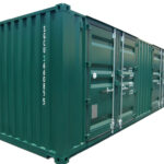 Contenedor de almacenamiento de 40 pies con seis puertas laterales