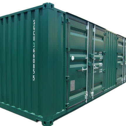 Contenedor de almacenamiento de 40 pies con seis puertas laterales