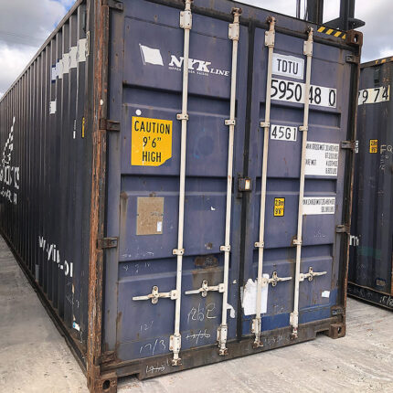 Contenedor marítimo 20 pies usado azul Clase B WWT en venta en España