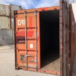 Interior de contenedor 20 pies usado rojo CAI Clase B estanco