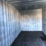 Interior de contenedor 20 pies usado rojo Textainer Clase A Cargo Worthy