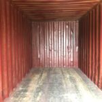 Interior de contenedor marítimo 20 pies amarillo Clase A Cargo Worthy