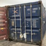 Estructura en acero corten de contenedor marítimo 20 pies usado