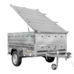 Remolque UNITRAILER Garden Trailer 201 KIPP con tapa de aluminio cerrada