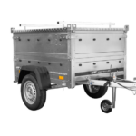 Remolque Garden Trailer 150 KIPP con tapa de aluminio cerrada