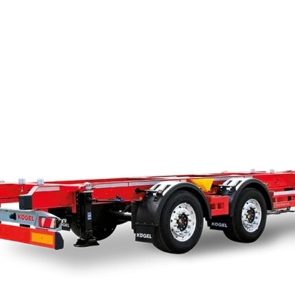 Chasis Kögel Combi preparado para cajas móviles