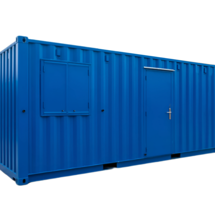 Contenedor oficina 20 pies con una ventana exterior personalizable