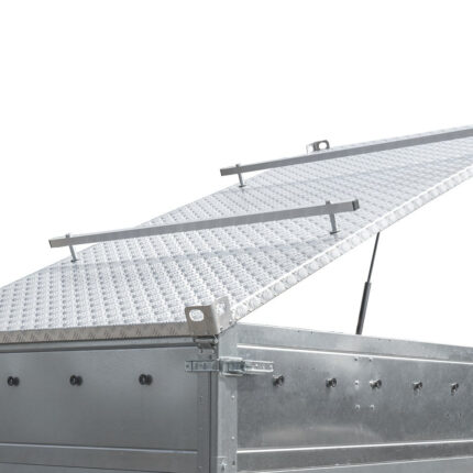 Remolque basculante 264x125 cm MMA 750 kg con tapa aluminio