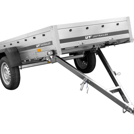 Remolque basculante 264x125 cm MMA 750 kg con tapa aluminio